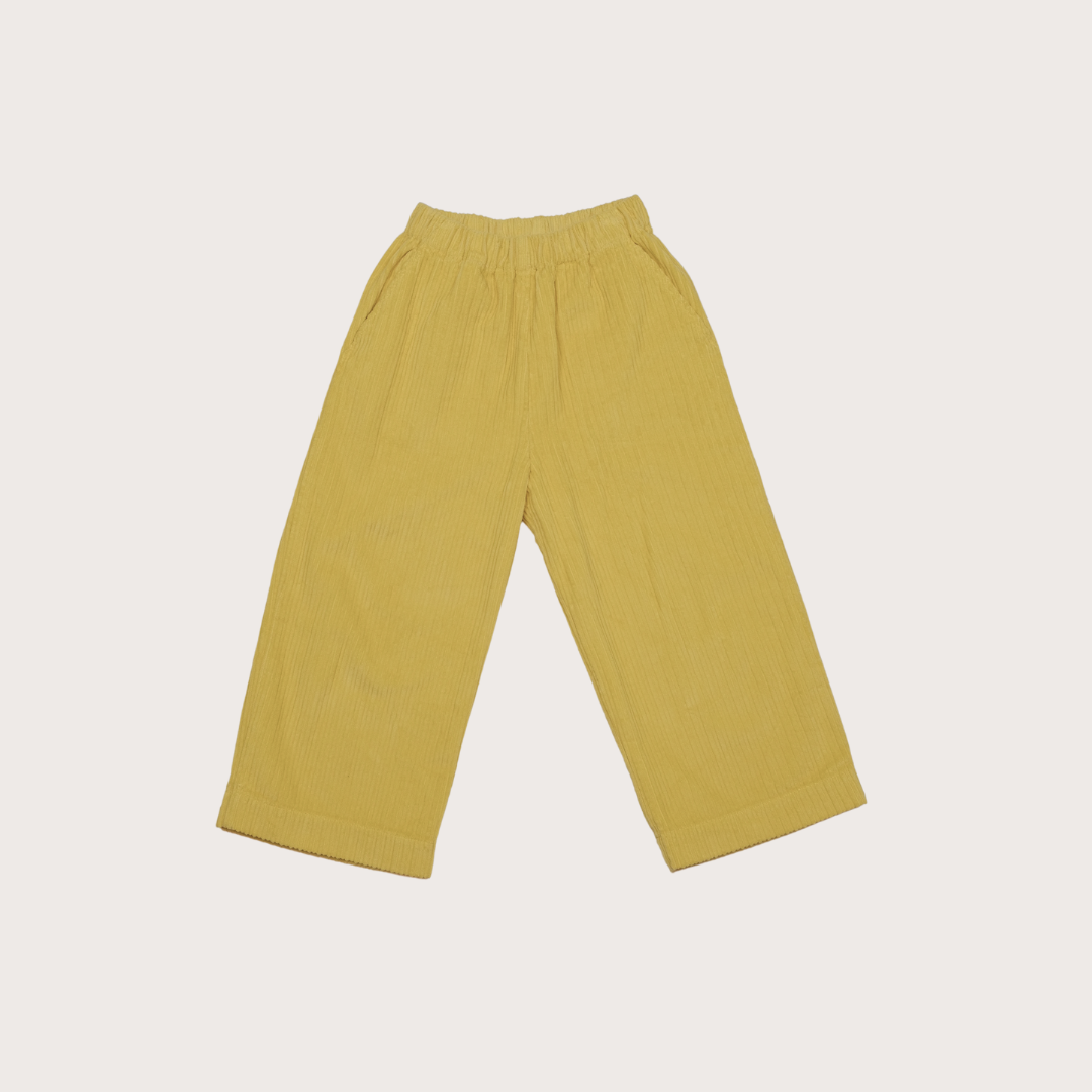 Ever Cotton Corduroy Trousers (Butter Yellow)